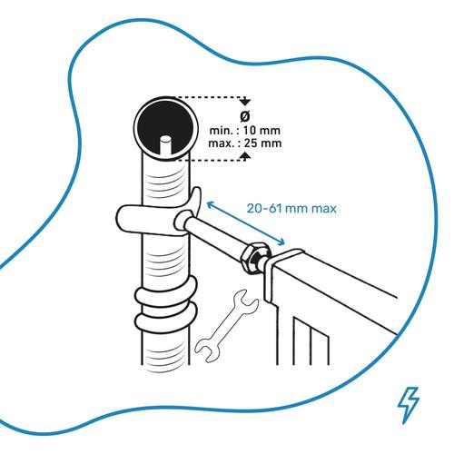 Adaptateur Pour Barrière D'escalier - Badabulle