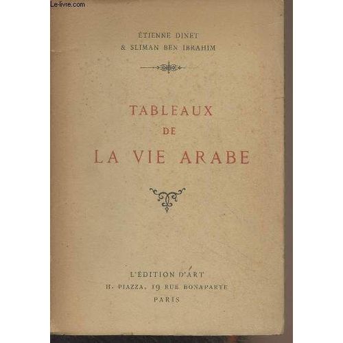 Tableaux De La Vie Arabe