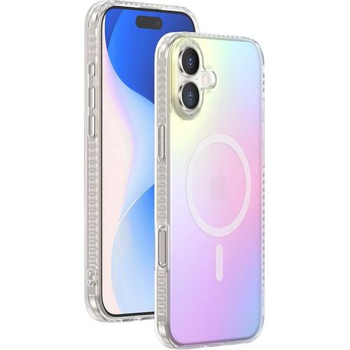 Coque MagSafe IP16 Semi-transparente Irisée