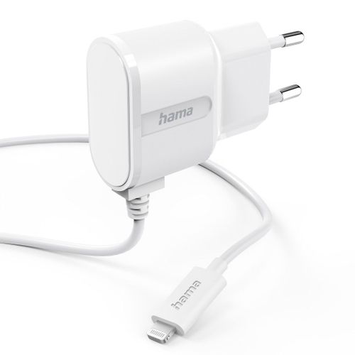 Chargeur avec port Lightning, 5 W, 1,0 m blanc