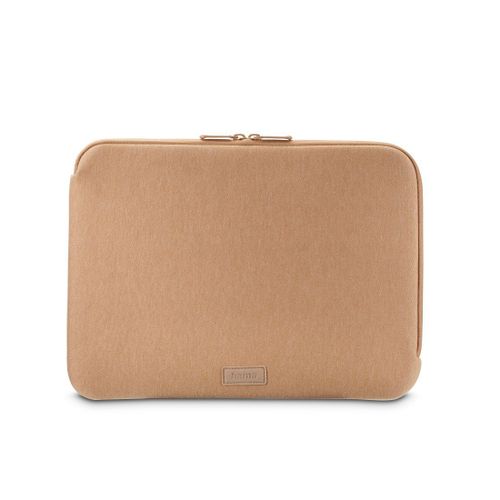 Housse d'ordin. port. "Jersey", de 34 - 36cm (13,3" - 14,1"), sable