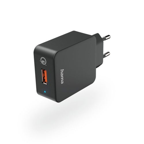 Chargeur rapide << Qualcomm® Quick Charge¿ 3.0 >>, USB- A 19,5 W, noir