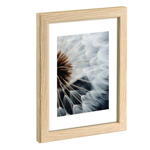 Cadre photo en plastique "Breeze", chêne, 13 x 18 cm