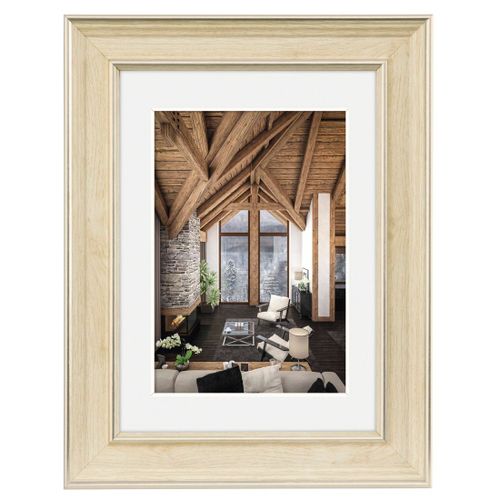Cadre photo en plastique "Rustic", naturel, 20 x 30 cm