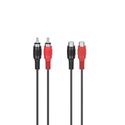 Audio Cable, 2 RCA plugs - 2 RCA sockets, 5.0 m