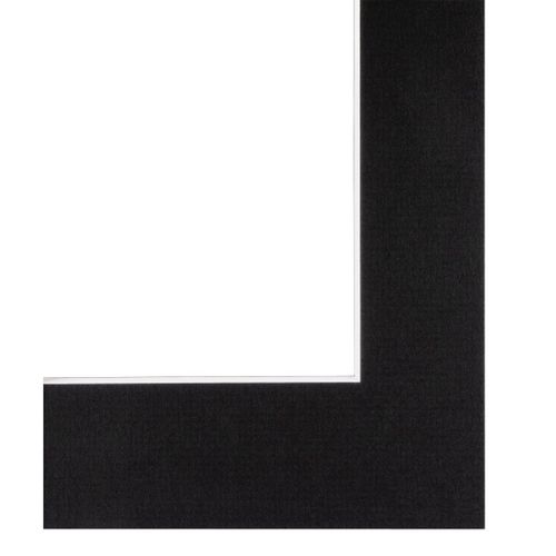 Passe-partout Premium, noir, 40 x 50 cm pour photo de 30 x 40 cm