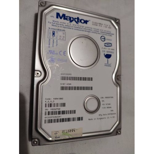 Disque dur Maxtor 200 Go HDD MA6Y200PO