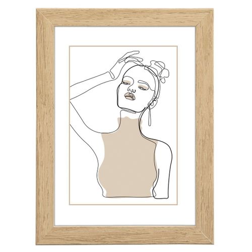 Cadre photo en bois "Copenhague", chêne, 20 x 30 cm
