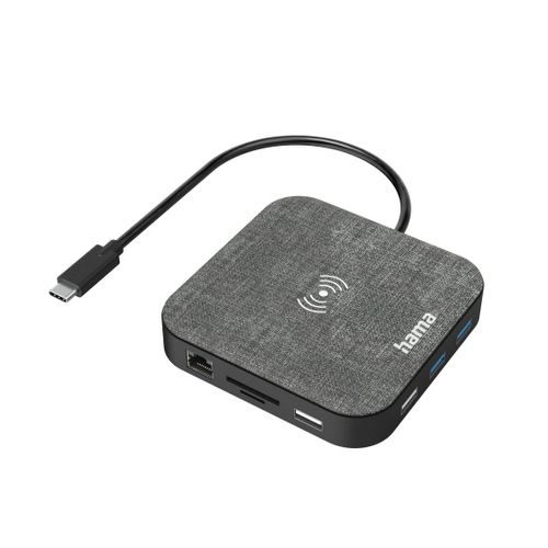 Hub USB-C avec chargement sans fil, 12 ports