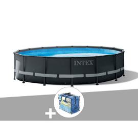 Kit piscine tubulaire Intex Ultra XTR Frame ronde 4,88 x