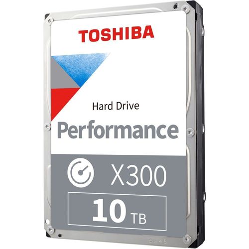 Toshiba X300 - Disque dur - 10 To - interne - 3.5" - SATA 6Gb/s - 7200 tours/min - mémoire tampon : 256 Mo