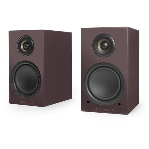 Enceinte bibliothèque Triangle LN01A Aubergine