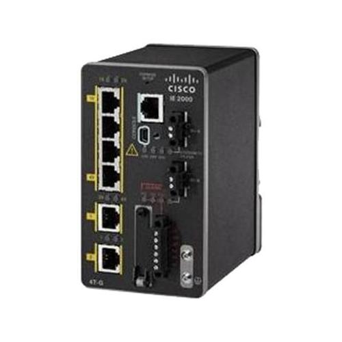 Cisco Industrial Ethernet 2000 Series - Commutateur - Géré - 4 x 10/100 + 2 x Gigabit SFP - Montage sur rail DIN