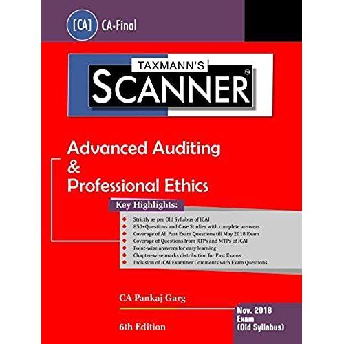 Scanner-Advanced Auditing & Professional Ethics (Ca-Final)(November 2018 Exam-Old Syllabus)