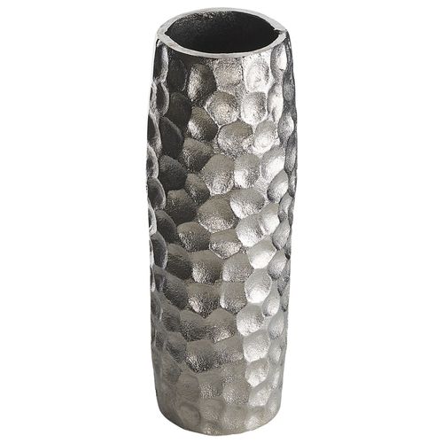 Aluminium Vase à fleurs 32 cm Argenté CALAKMUL