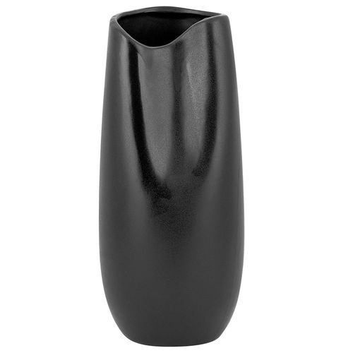 Grès Vase décoratif 32 cm Noir DERBE