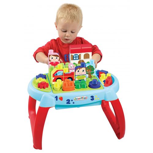 Ecoiffier 7763 Les Maxi Discovery Table Abrick Play, 80 x 60 x 37