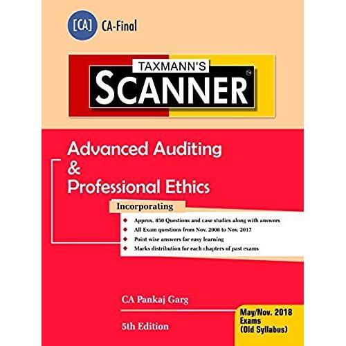 Scanner-Advanced Auditing & Professional Ethics (Ca-Final)(May 2018 Exam-Old Syllabus)