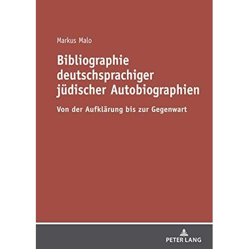 Bibliographie Deutschsprachiger Jüdischer Autobiographien