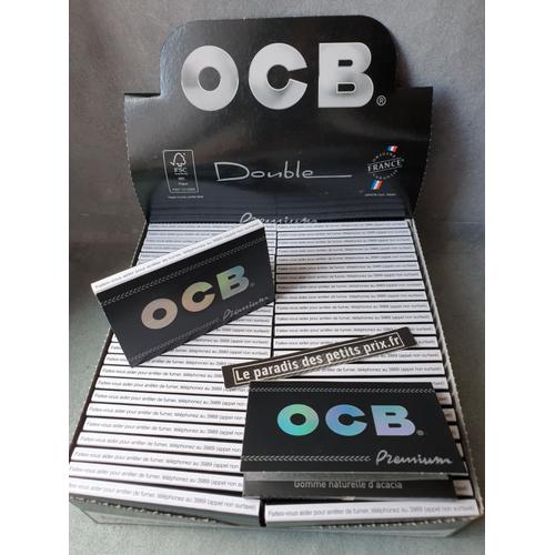 feuille à rouler OCB Premium ,2 carnets de 100 feuilles OCB Double premium