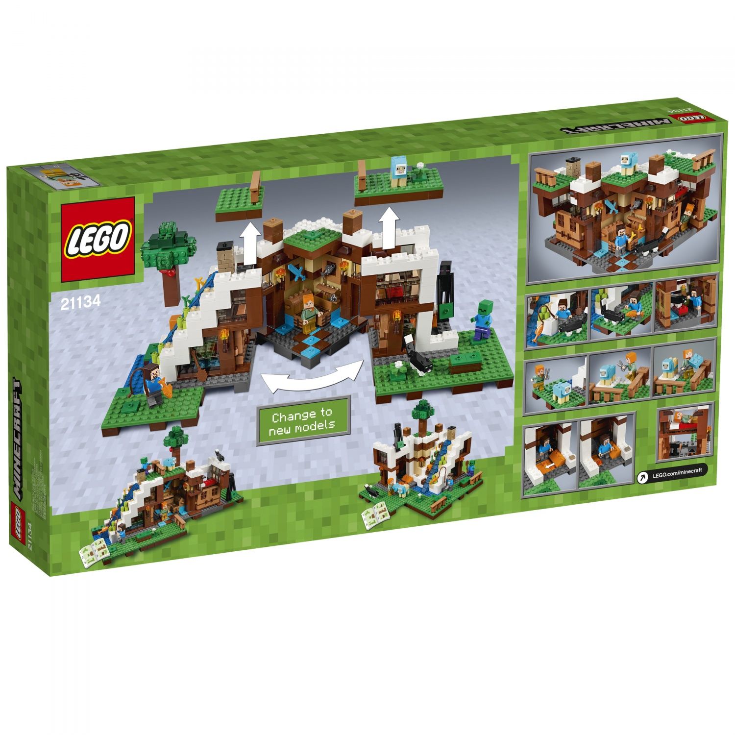 Lego Minecraft - La Base Sous La Cascade - 21134 - 2