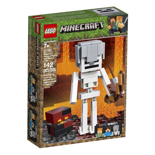 LEGO Minecraft - Bigfigurine Minecraft Squelette avec un cube de magma - 21150