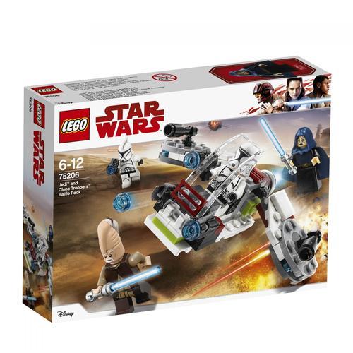 Lego Star Wars - Pack De Combat Des Jedi Et Des Clone Troopers - 75206