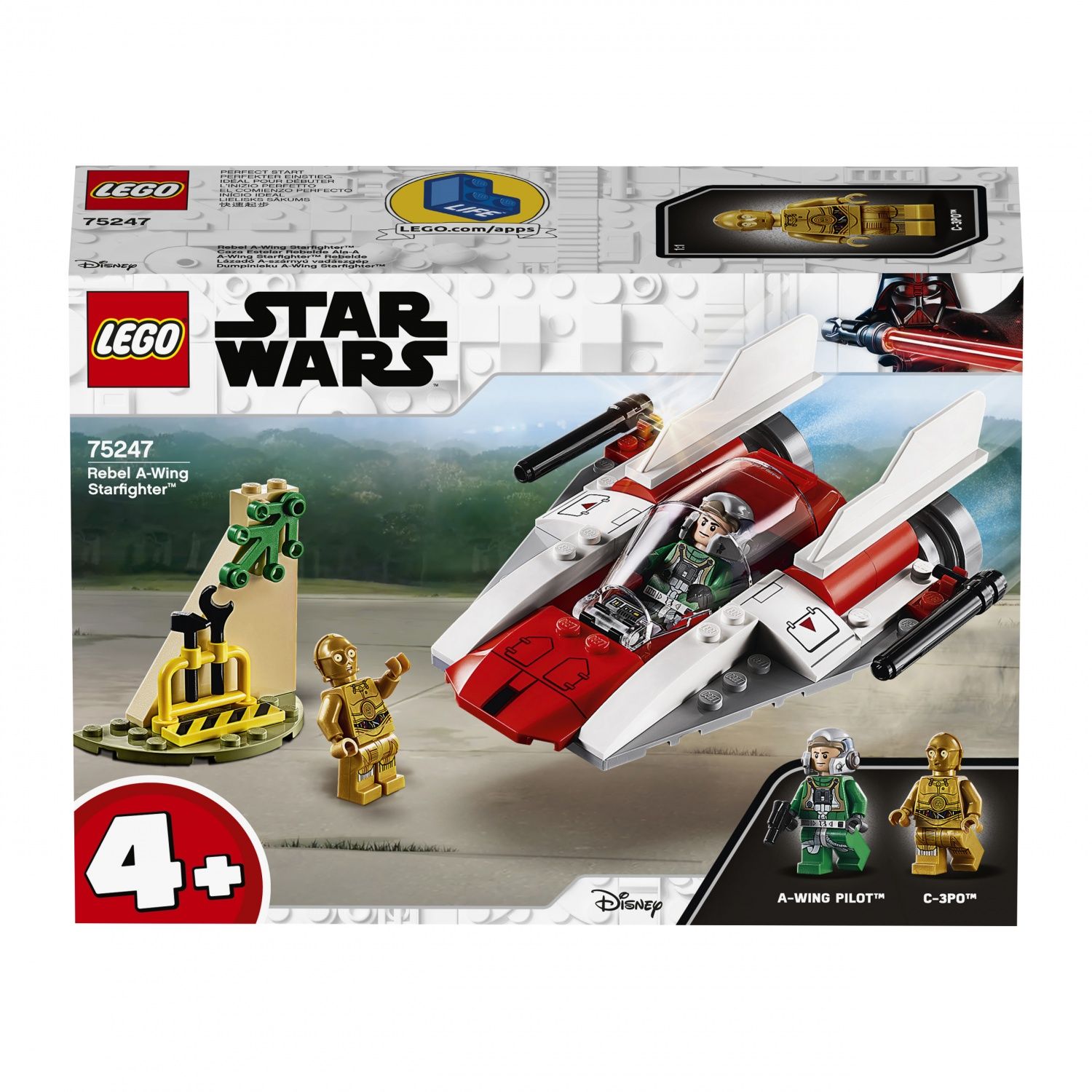 LEGO Star Wars Chasseur stellaire rebelle A Wing 75247 Rakuten