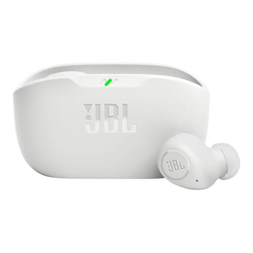 JBL Wave Buds - Écouteurs sans fil avec micro - intra-auriculaire - Bluetooth - blanc
