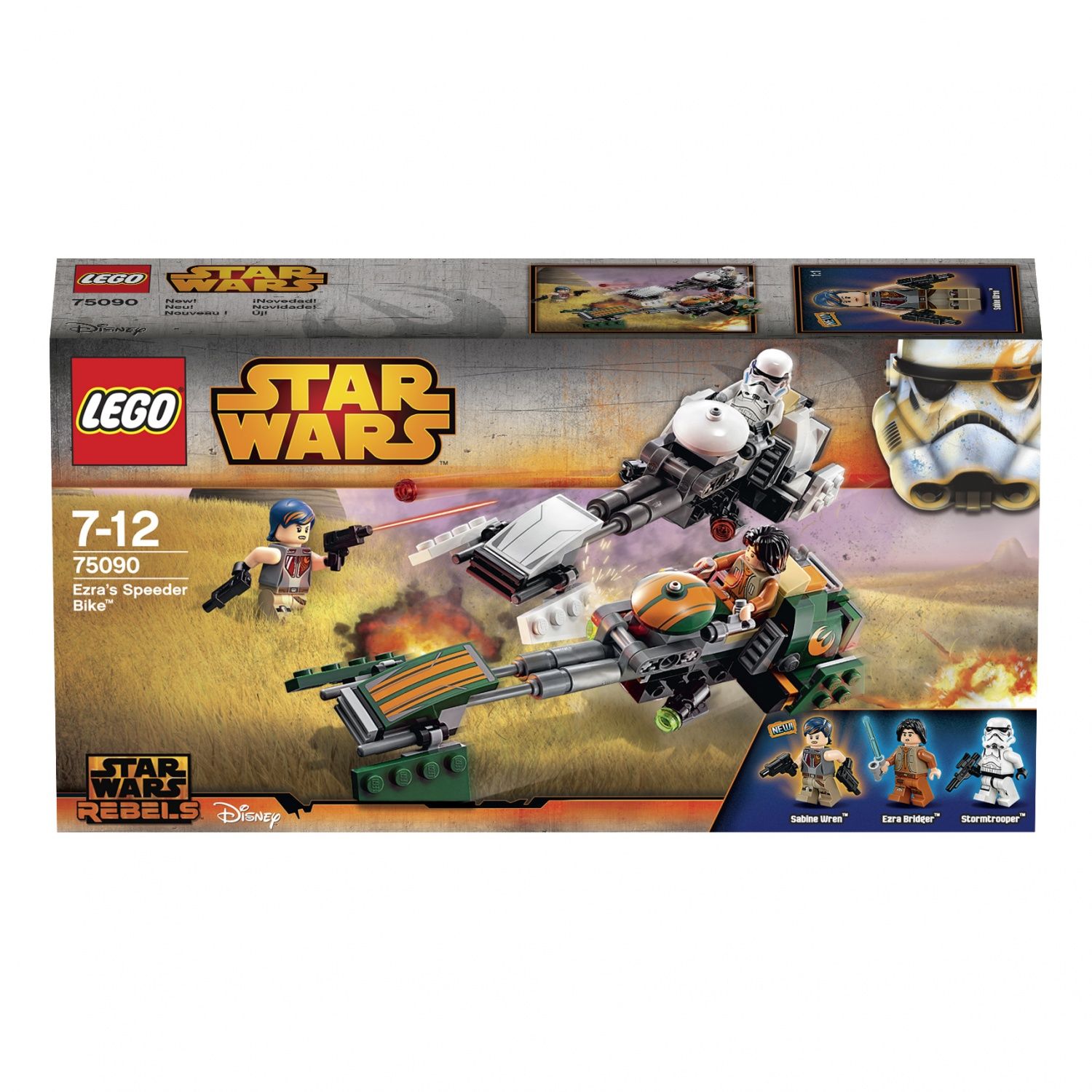 Lego Star Wars - Le Speeder Bike D'ezra - 75090