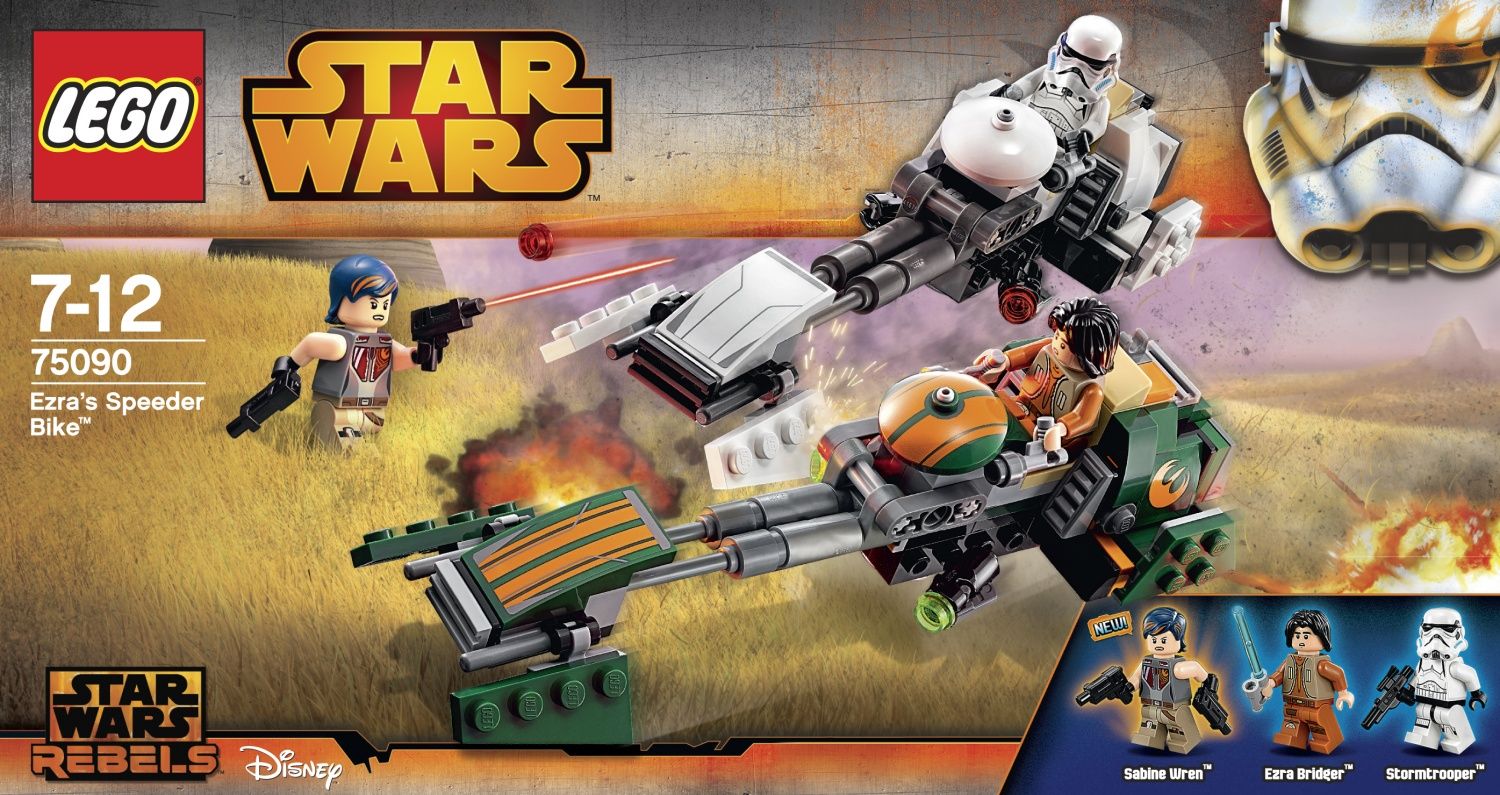 Lego Star Wars - Le Speeder Bike D'ezra - 75090 - 3