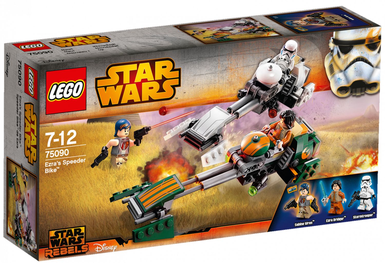 Lego Star Wars - Le Speeder Bike D'ezra - 75090 - 4