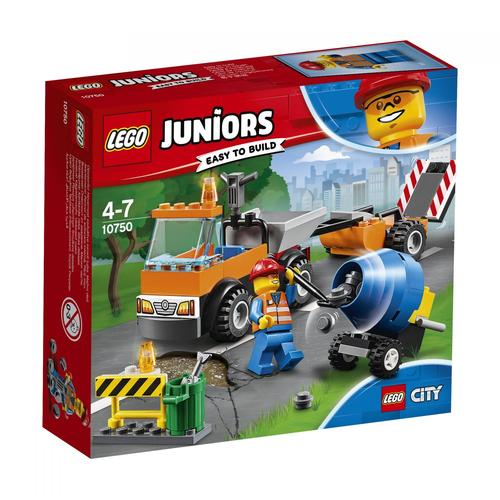 Lego Juniors - Le Camion De Réparation Des Routes - 10750