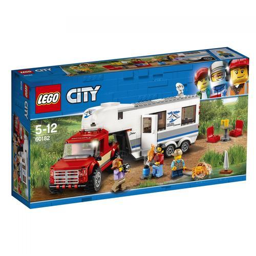 Lego City - Le Pick-Up Et Sa Caravane - 60182