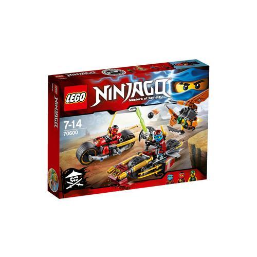 Lego Ninjago - La Poursuite En Moto Des Ninja - 70600