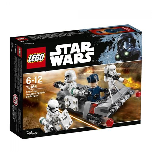 LEGO Star Wars - Pack de combat le Speeder de transport du Premier Ordre - 75166