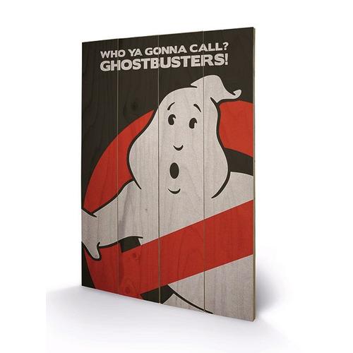 Ghostbusters - Logo - Impression Sur Bois 40x59cm