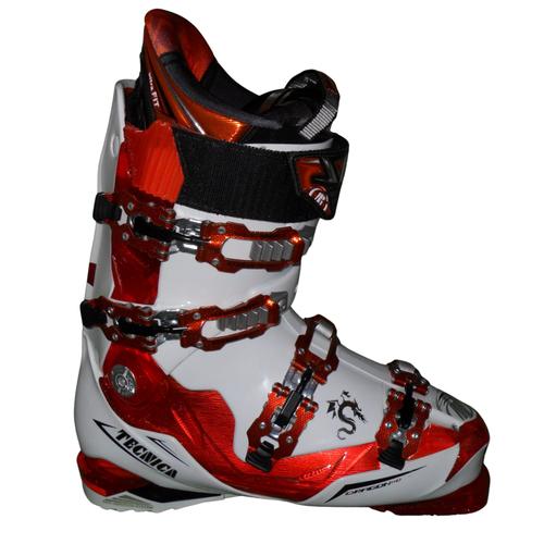 Chaussures De Ski Blanc Et Orange. Dragon 110 Ultrafit. Technica. Pointure 42,5. Mondo Point 27,5 - 42 1/2