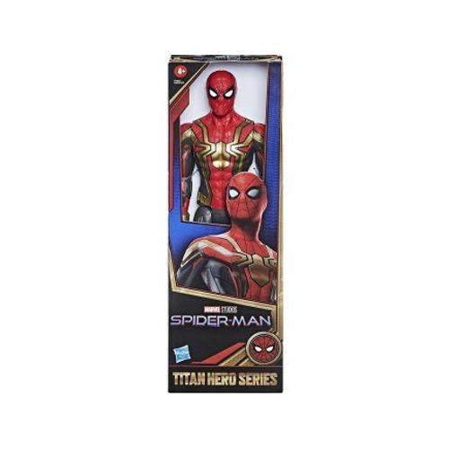 Figurine Pour Spider-Man : Spiderman 30 Cm Rouge Noir Or - Super Heros - Personnage Articul? Marvel - Jouet - Set Gar?On