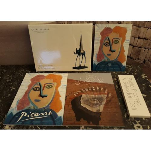 Pablo Picasso Et Salvador Dali - Opéra Gallery À Singapour - 2 Livres Avec 1 Reproduction De Picasso. Catalogues De L'exposition Du 18/09/20155 Au 18/10/2015