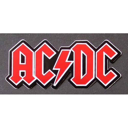 Autocollant Ac/Dc Acdc Angus Young Bon Scott Hard Rock Stickers