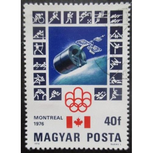 Hongrie N°2501 Jeux Olympiques De Montréal 1976 Oblitéré