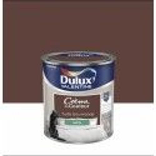 Peinture décoration crème de couleur satin marron truffe 0.5l DULUX VALENTINE