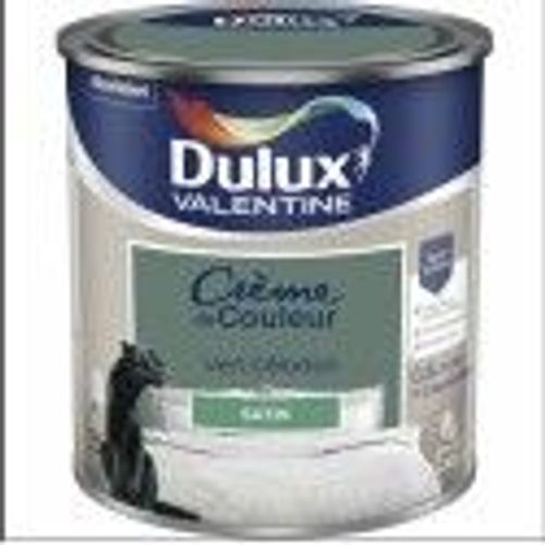 Peinture décoration crème de couleur satin vert céladon 0.5l DULUX VALENTINE
