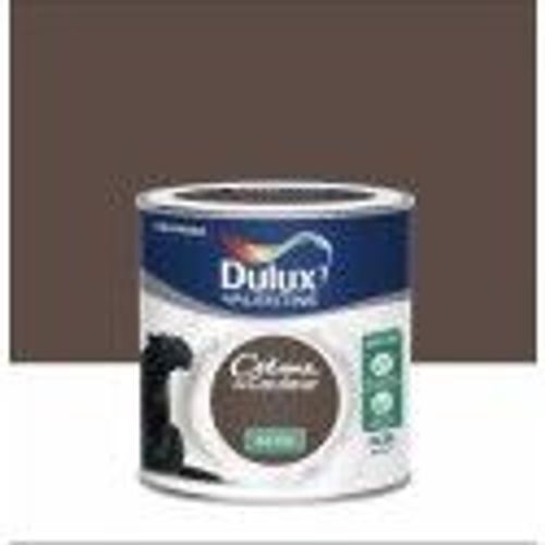 Peinture décoration crème de couleur satin marron wenge 0.5l DULUX VALENTINE