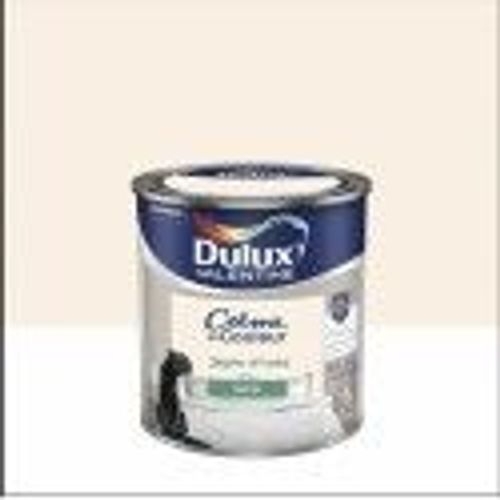 Peinture décoration crème de couleur satin zéphyr ivoire 0.5l DULUX VALENTINE