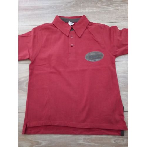 Polo Manches Courtes Orange Foncé 6 Ans