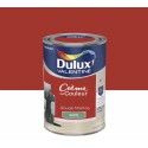 Peinture décoration crème couleur rouge madras satin 1.25l DULUX VALENTINE