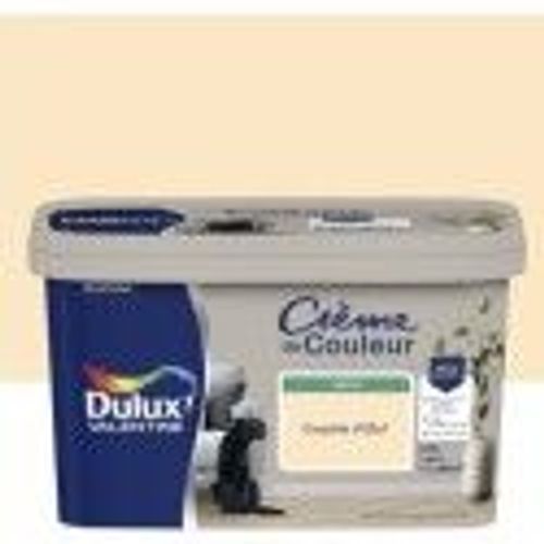 Peinture décoration crème couleur coquille d'oeuf satin 2.5l DULUX VALENTINE