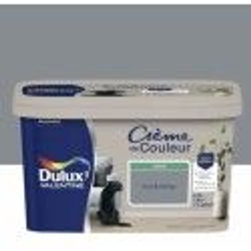 Peinture décoration crème couleur gris building satin 2.5l DULUX VALENTINE